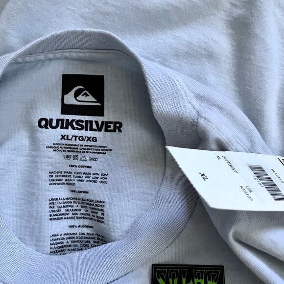 Quicksilver NWT Crop Short Sleeves Shirt Girls XL (14) - Picture 6 of 7